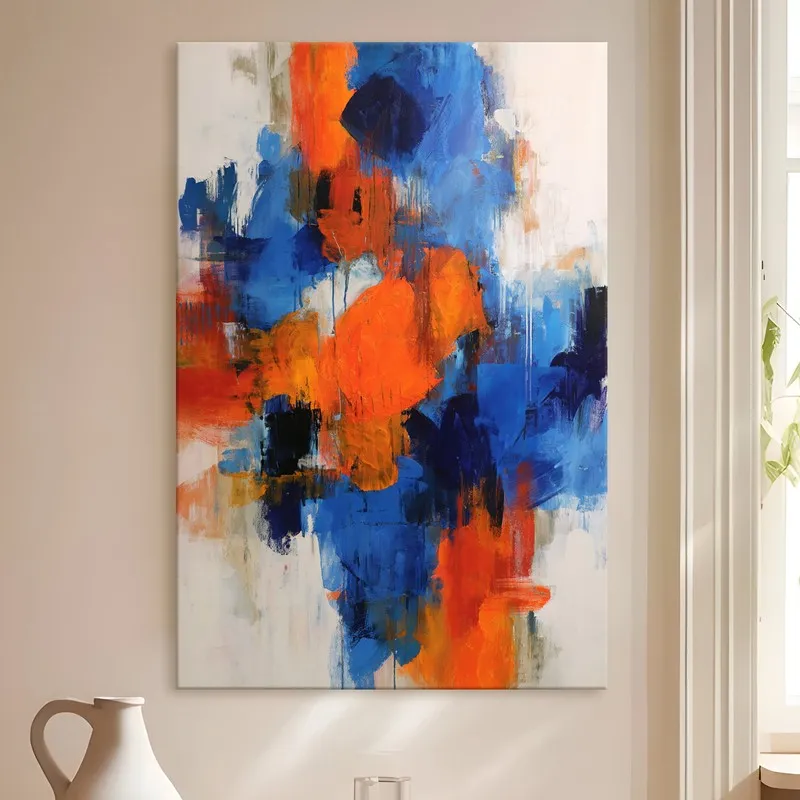 Bold Stroke Abstract Canvas Wall Art media 4