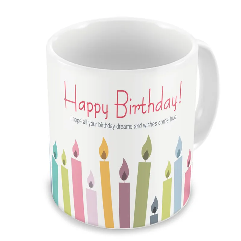 Happy Birthday Cherish Ceramic Coffee Mug (300 mL) media 3