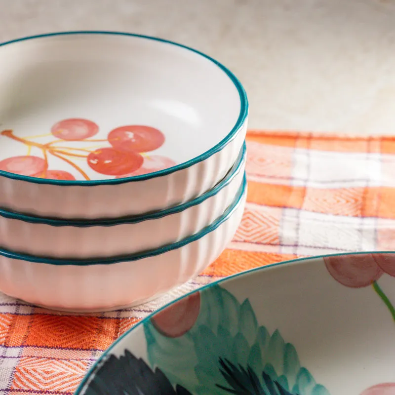 Tropical Bliss Serving Bowl - Seven Piece Set media 4
