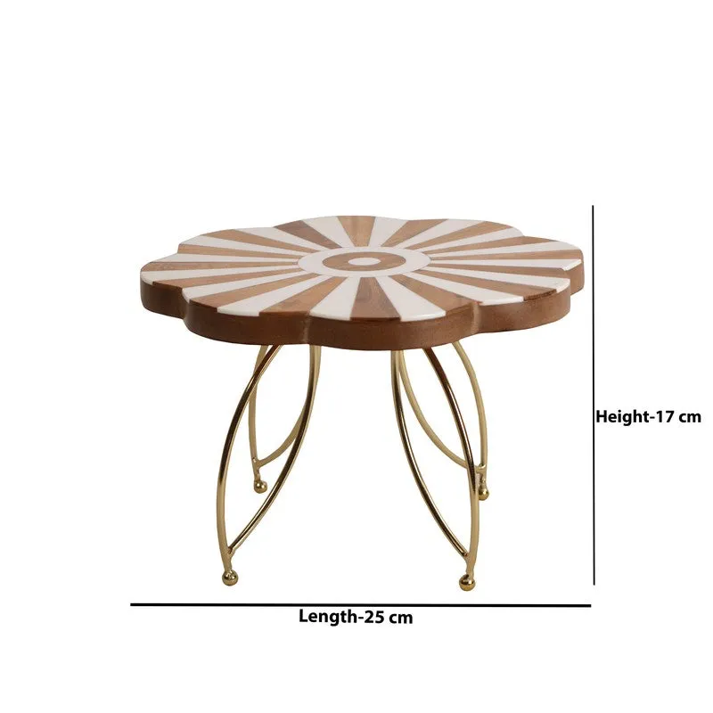 Blooming Decorative Cake Stand - Gold media 5