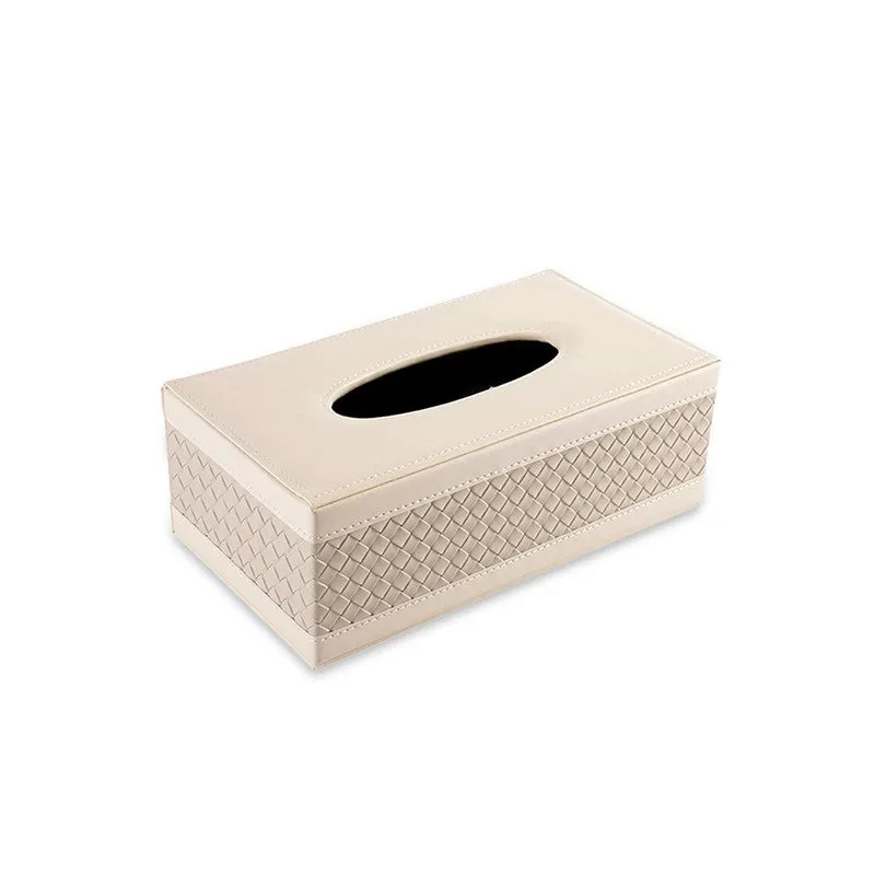 AarviDecor Nesto Faux Leather Tissue Holder media 3