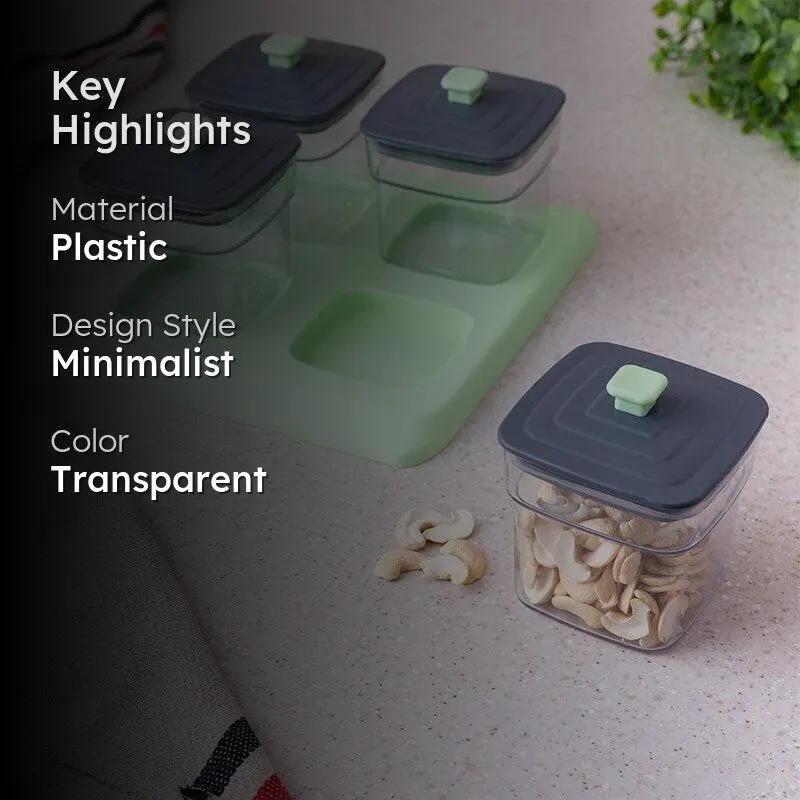 Swift Stack Mint Storage Container With Tray (250 mL Each) - Five Piece Set media 2