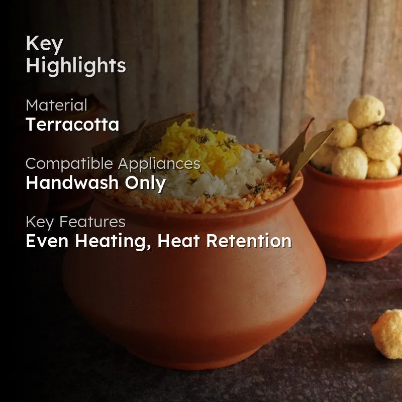 Mitti Terracotta Handi - 650 mL media 2