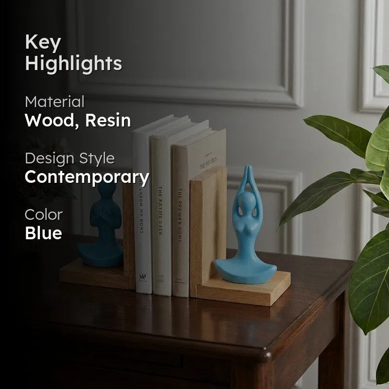 Zenora Resin Book End - Set of Two media 2