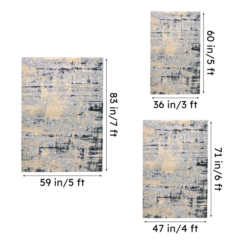 Anira Soft Pile Anti-Skid Carpet - Grey media 7