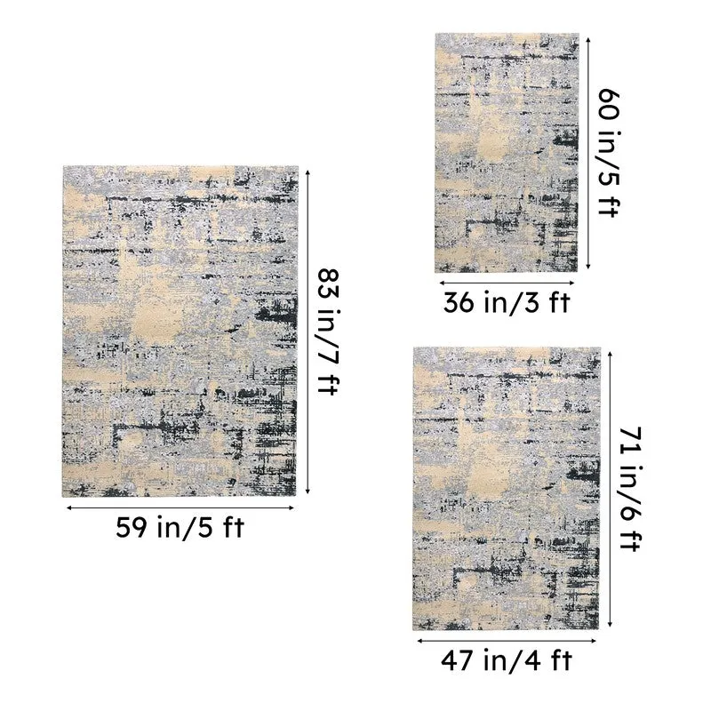 Anira Soft Pile Anti-Skid Carpet - Grey - 7