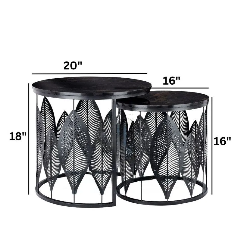 Kairo Curve Center Table (Black) - Set Of Two media 8