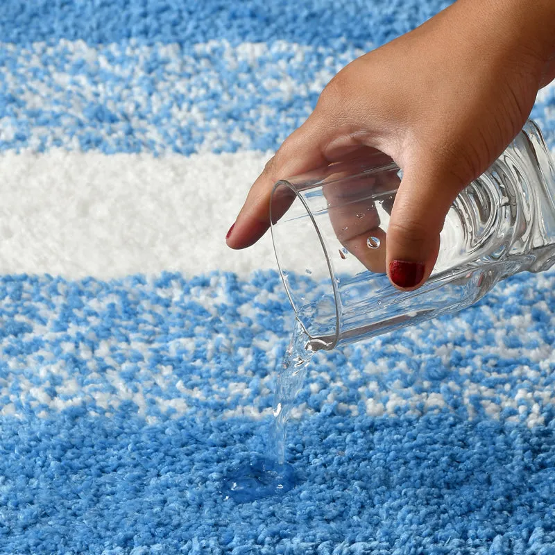 Orlina Cotton Bath Mat - Sky Blue media 4
