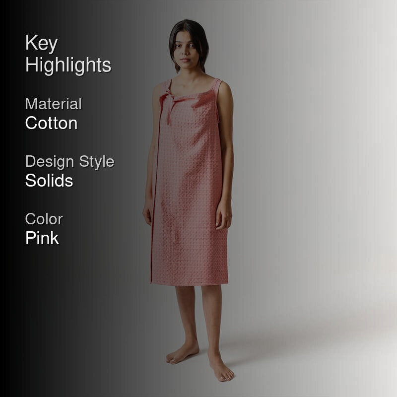 Glory Hug Cotton Bathwrap - Pink media 2