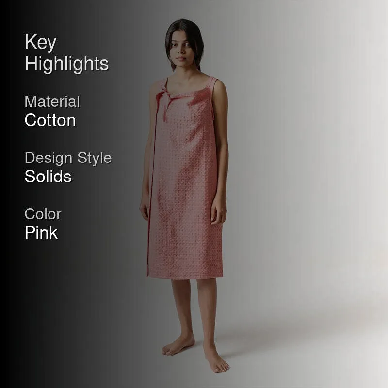 Glory Hug Cotton Bathwrap - Pink media 2