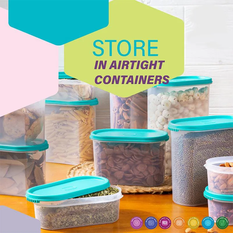 Elmera Storage Conatiner (Teal Blue) - Set Of Twelve media 5