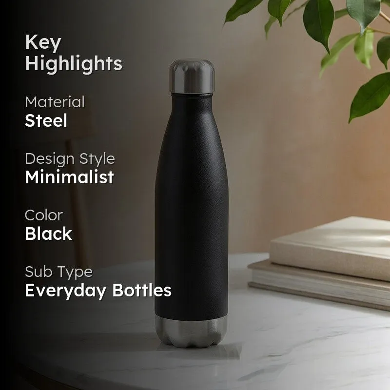 Neo HydraSip Airtight Bottle (Black) - 500 mL media 2