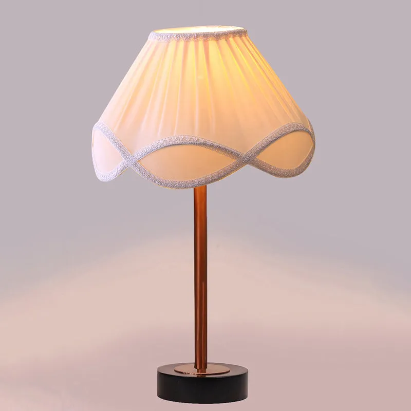 Valencia Rodin Wooden Table Lamp - OffWhite,Copper,Black media 5