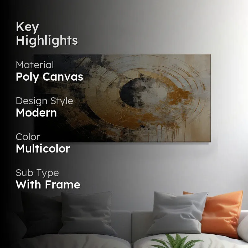 Rustic Ripple Waves Wall Painting media 2