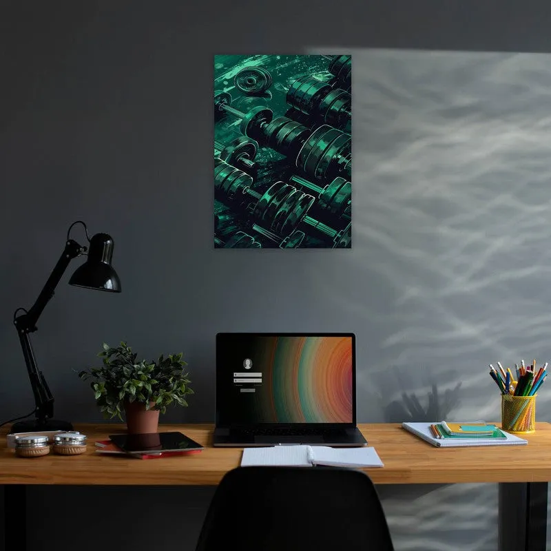 Neon Strength Wall Poster media 3