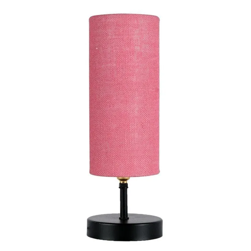 Mini Magic Jute Table Lamp - Pink,Black media 5