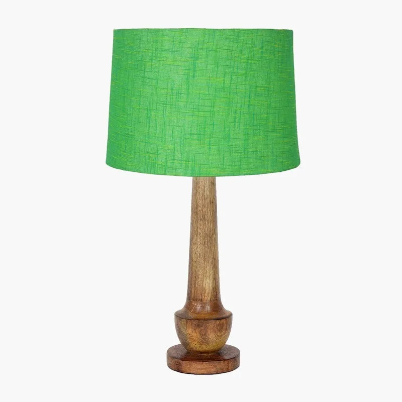 Lume Charm Wooden Table Lamp - Green media 3