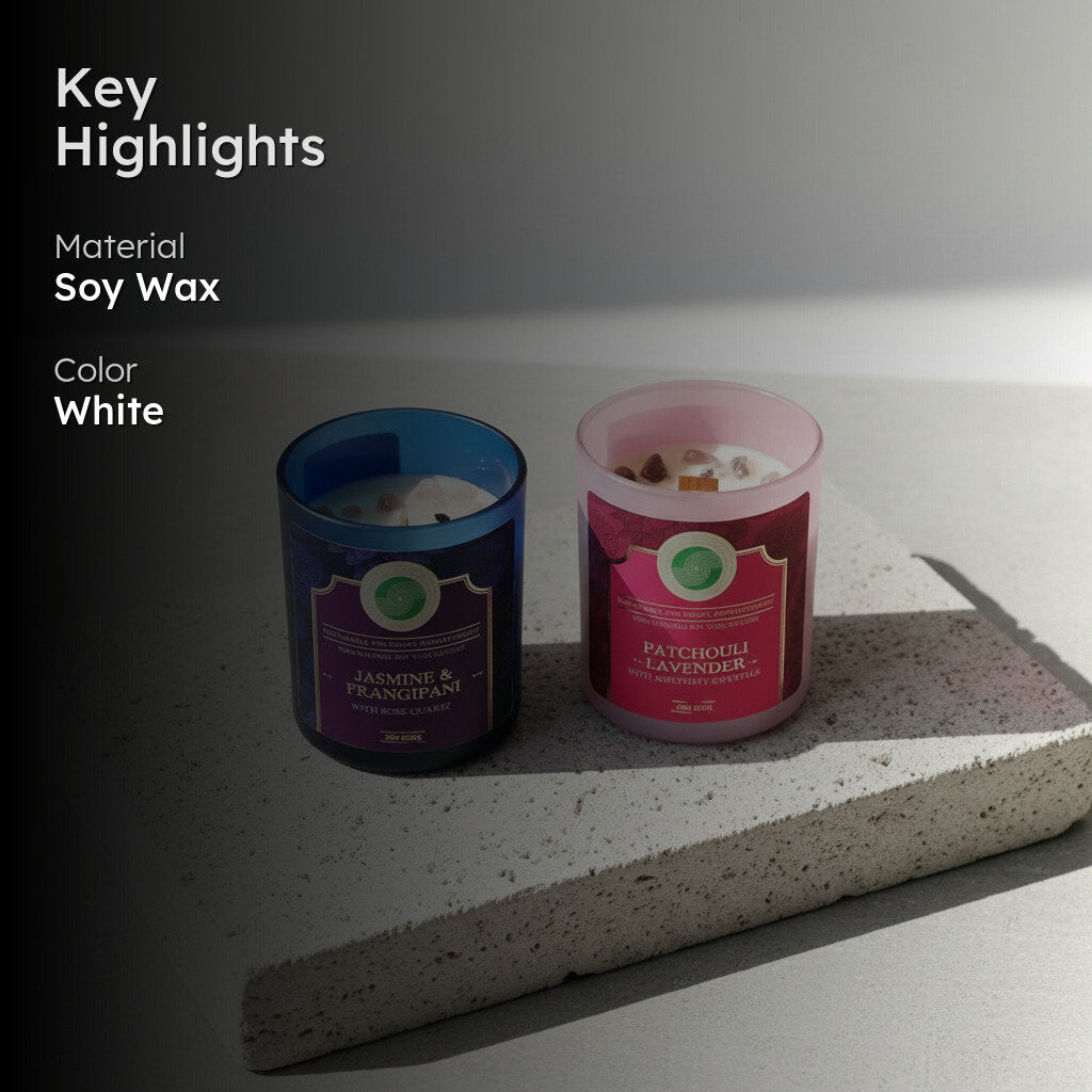 Elysium Floral Scented Candle - Set Of Two media 2