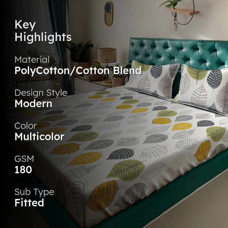 Fernilla Fitted Bedsheet - 180 GSM media 2