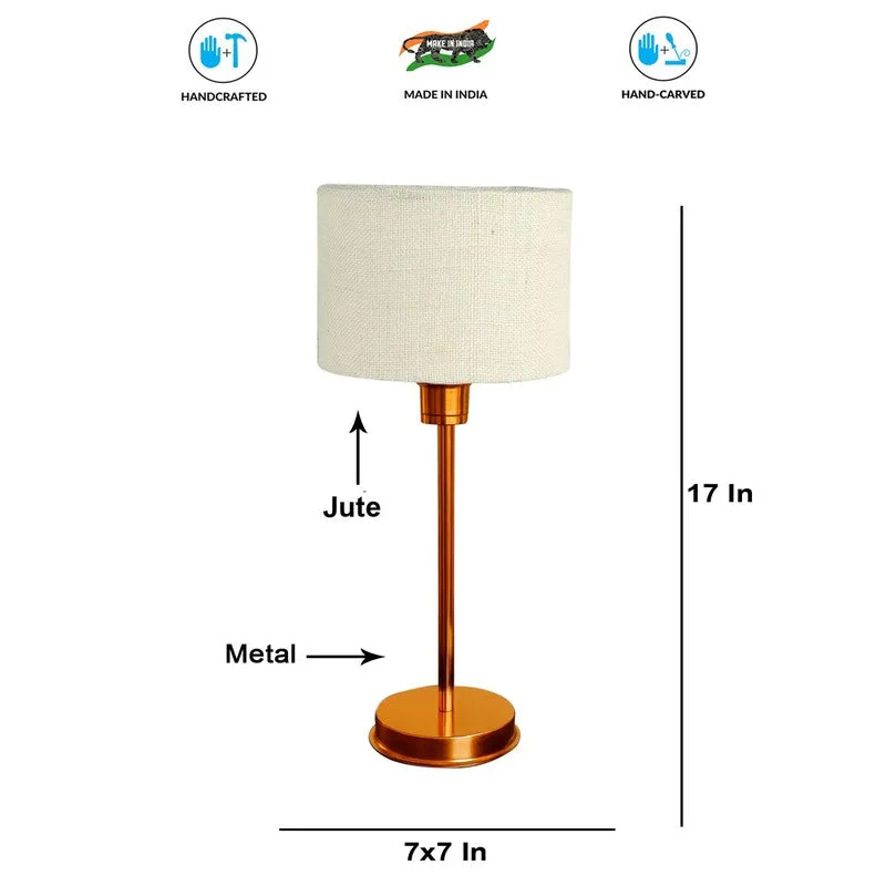 Kavira Arin Metal Table Lamp - White media 8