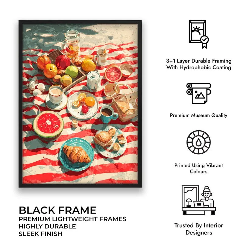 Feastora Canvas Wall Painting With Black Frame media 8