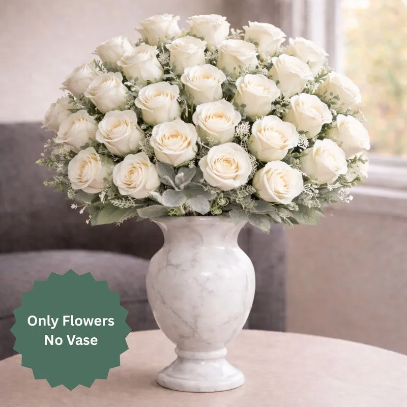 Florencea Artificial Polyester Flower - Set Of Four media 4