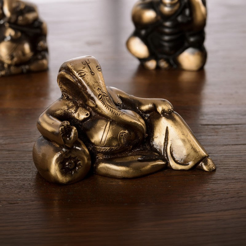 Divine Ganesha Brass Idol
