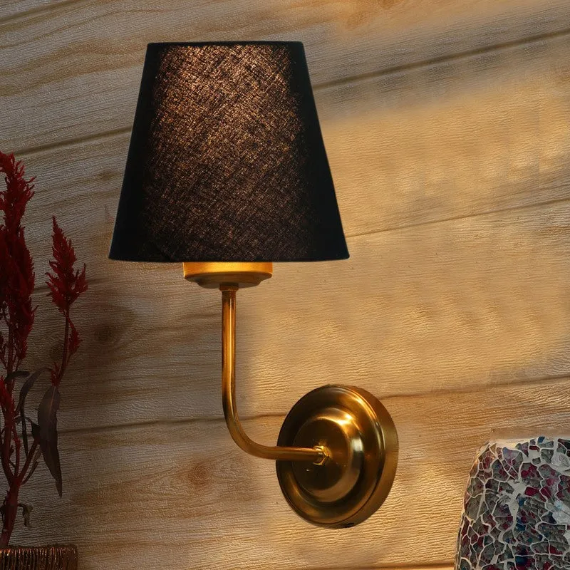 Lumoire Cone Metal Wall Lamp - Gold,Black media 1