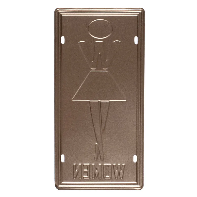 Women Signage Metal Wall Accent media 5