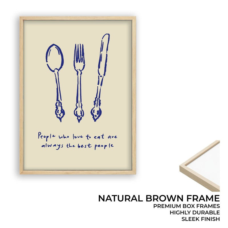MonoCutlery Archival Canvas Wall Art - Brown media 10