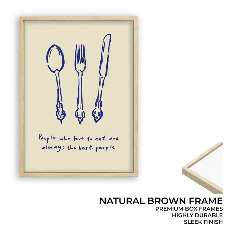 MonoCutlery Archival Canvas Wall Art - Brown media 10