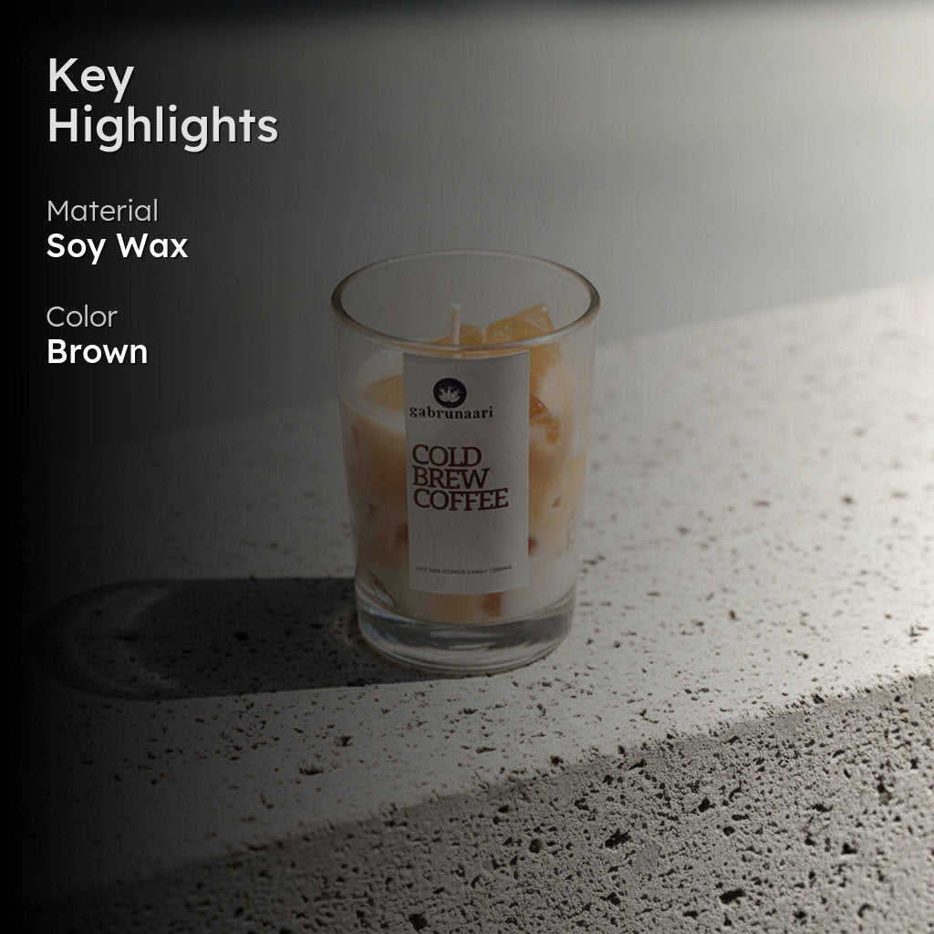 Iced Frappe Coffee Scented Soy Wax Candle media 2