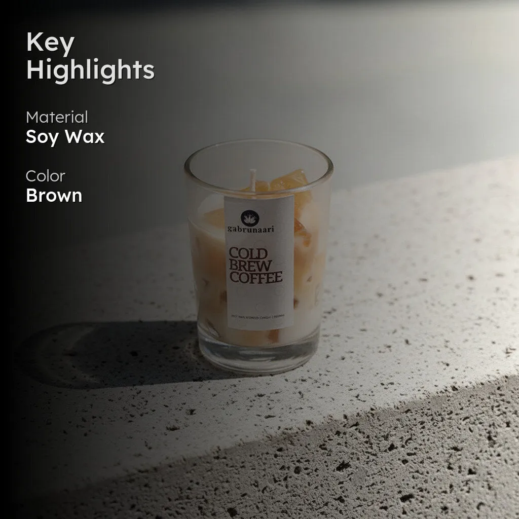 Iced Frappe Coffee Scented Soy Wax Candle media 2