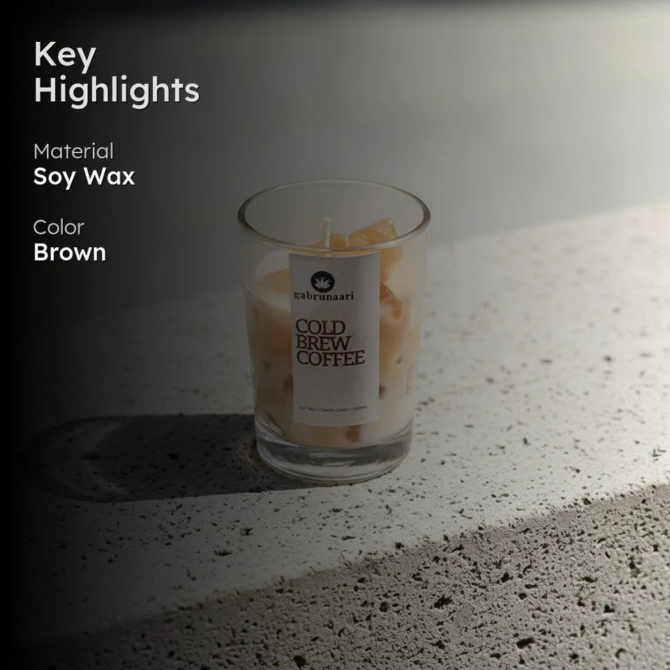Iced Frappe Coffee Scented Soy Wax Candle media 2