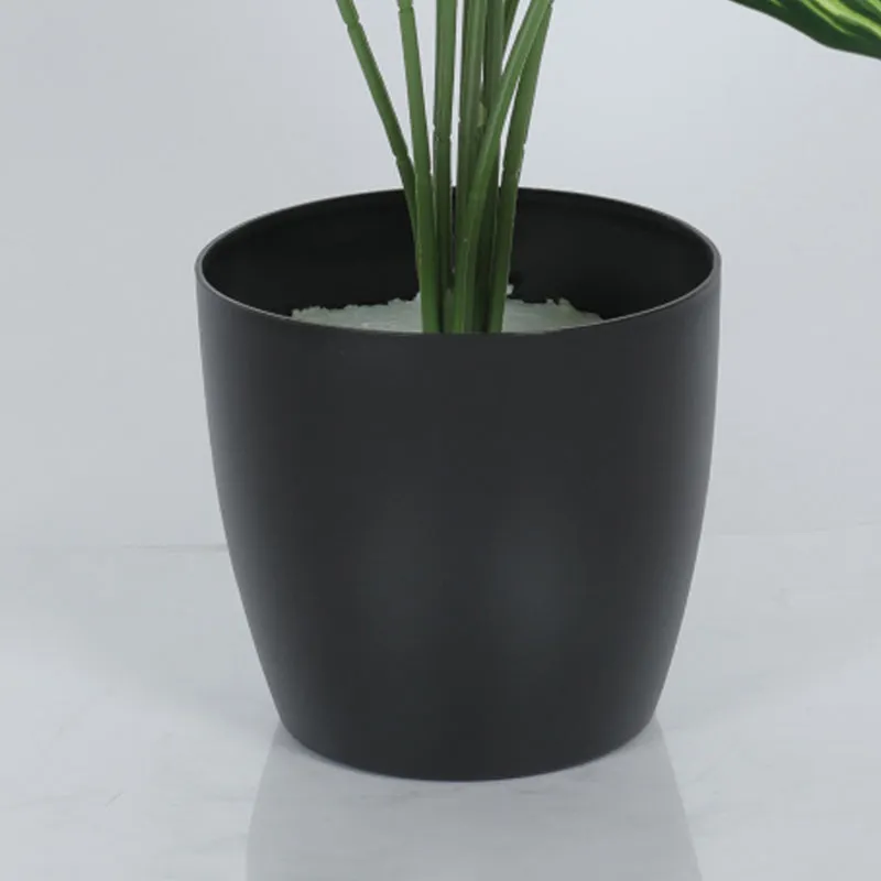 Melona Artificial Plant With Black Plastic Pot - 1.8 Feet media 3
