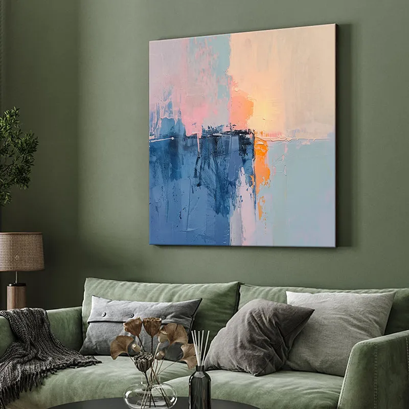 Sunset Pastel Wall Painting media 4