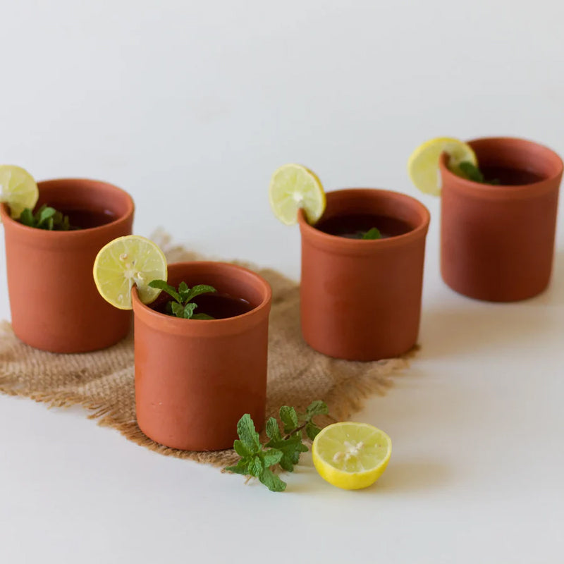 Arda Handmade Terracotta Kulhad - 240 ML - Set of Two
