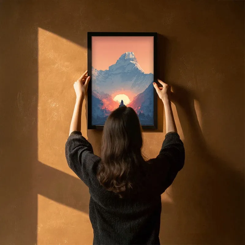Mahadev Meditating Blissful III Wall art media 6