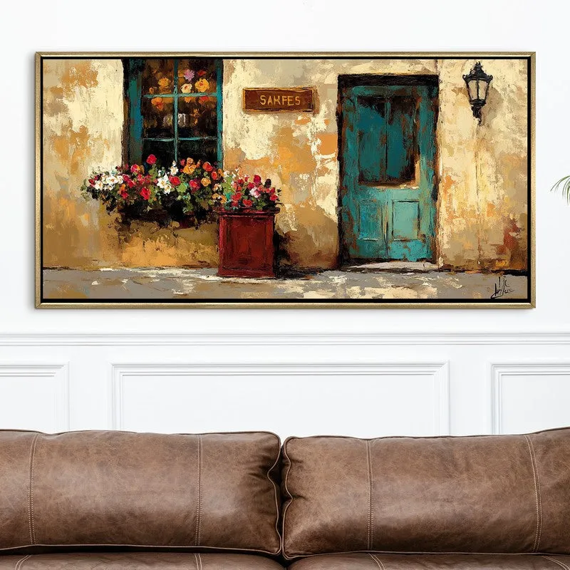 Maison Canvas Wall Painting With Frame media 4