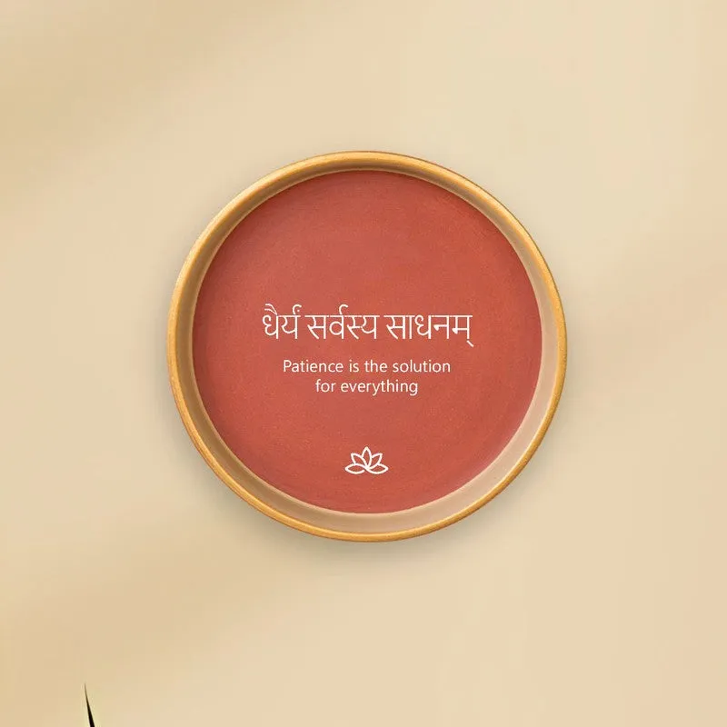 Wisdom Terracotta Wall Plate - Set Of Three media 3