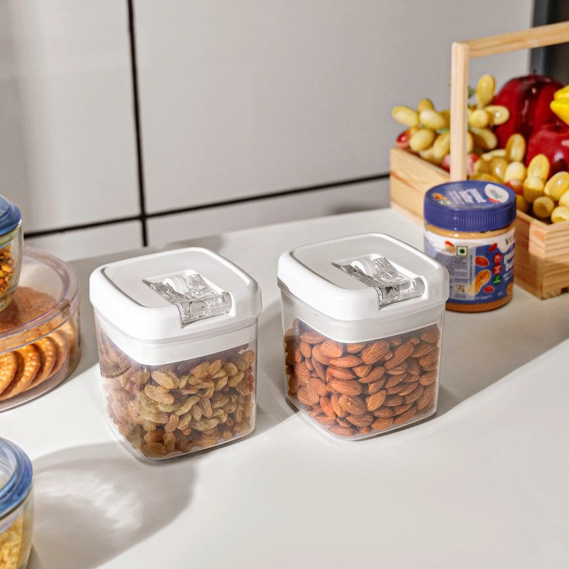 Snaplock Snap Seal Air Tight Container (White/500 mL Each) - Set of Six media 5