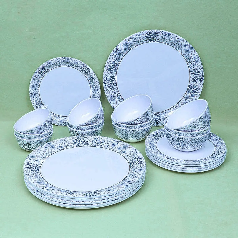 Rassa Melamine Dinner Set - 24 Piece Set media 1