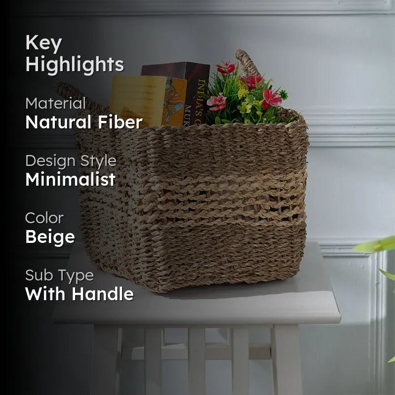 Arbor Natural Fiber Storage Basket media 2