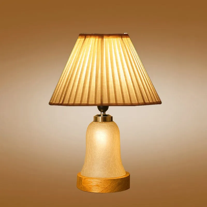 Zoravelle Pleatra Wooden Table Lamp - White media 6