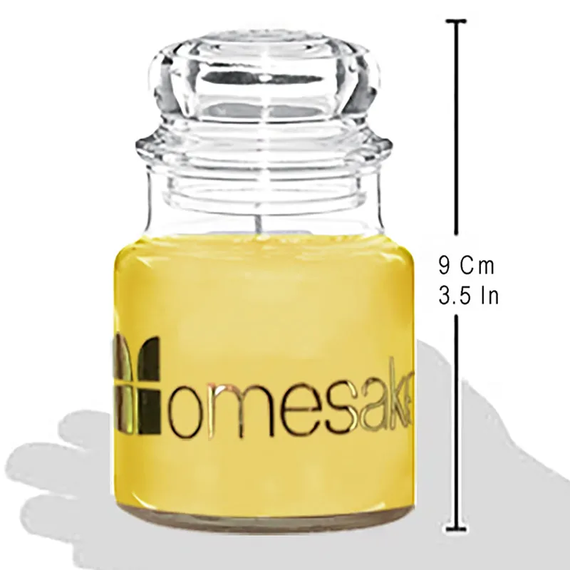 Cenote Scented Candle (Lemongrass/Yellow) - Set Of Four media 7