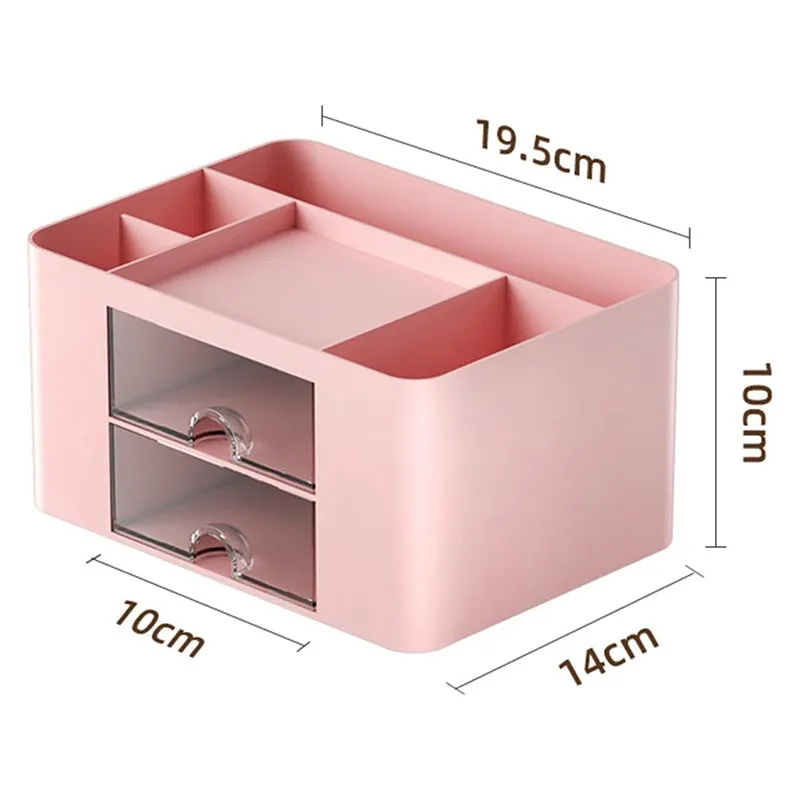 Space Ace Plastic Desk Organiser - Pink media 7