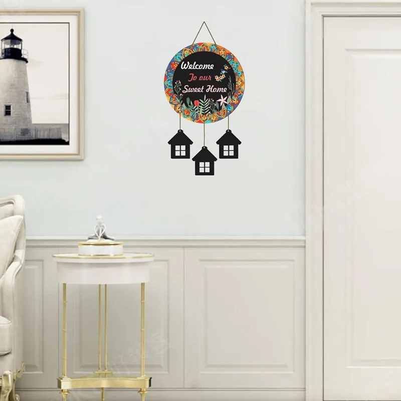 Welcome Home III Polyester & MDF Wall Hanging media 3