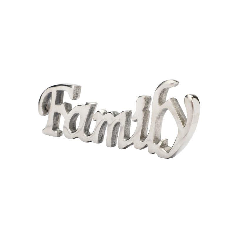 Family Forever Typography Showpiece - Silver media 4
