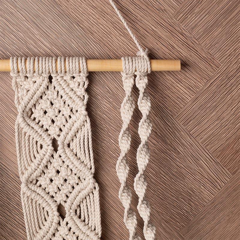 Virdia Macrame Wall Shelf media 4
