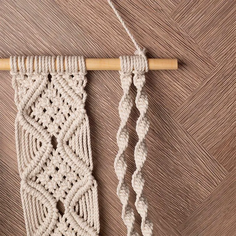 Virdia Macrame Wall Shelf media 4